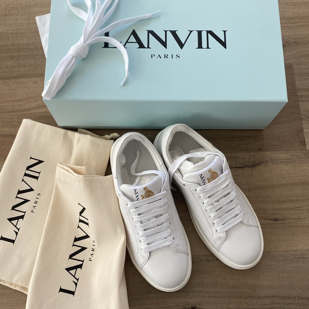 LANVIN Paris white sneakers